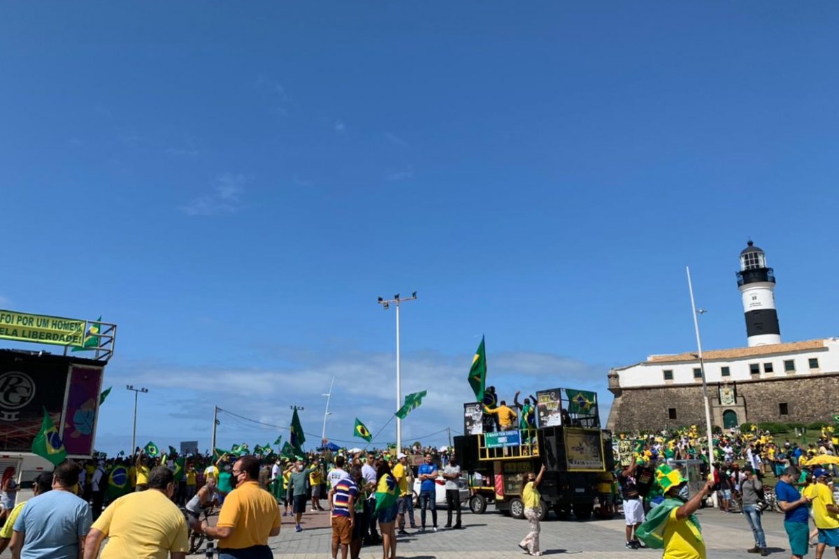 Manifestações pró e contra Bolsonaro acontecem hoje em Salvador