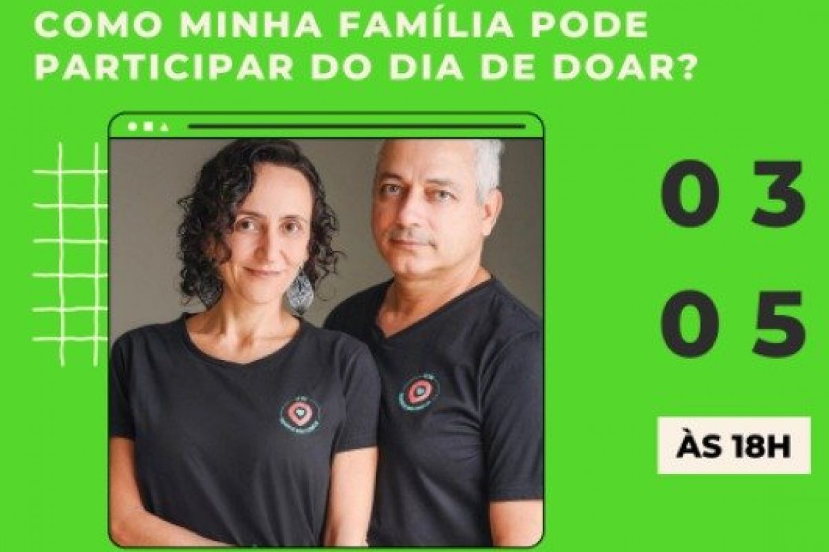 Evento do Dia de Doar inspira famílias a promoverem a gentileza e a generosidade