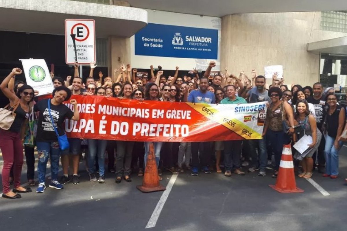 Servidores de Salvador farão paralisação de 24 horas nesta quarta-feira (4)