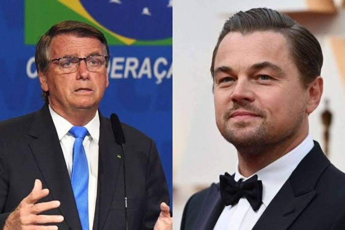 Bolsonaro manda Leonardo DiCaprio ficar de boca fechada. Entenda a treta;
