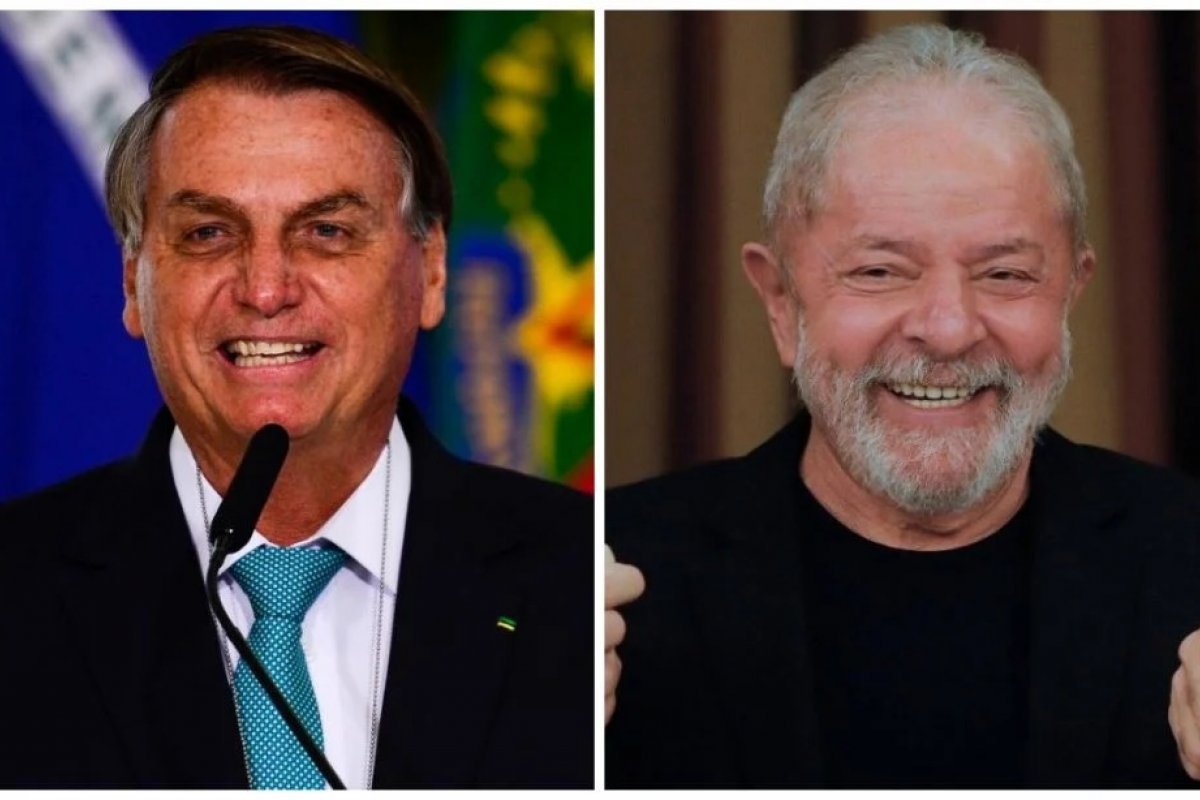Lula aparece com 55% de intenção de voto para presidência e Bolsonaro com 24%, diz pesquisa