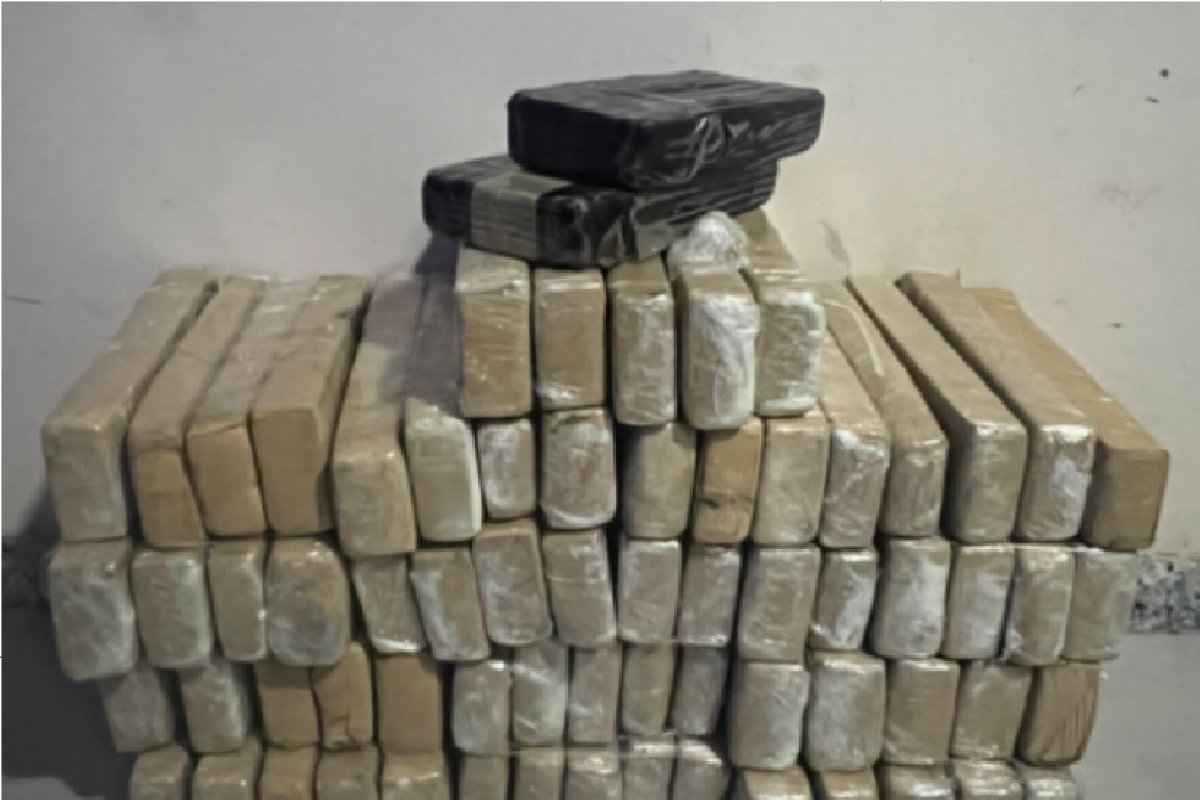 Cipe Mata Atlântica localiza 48kg de drogas em veículo adulterado em Eunápolis, na BR-101