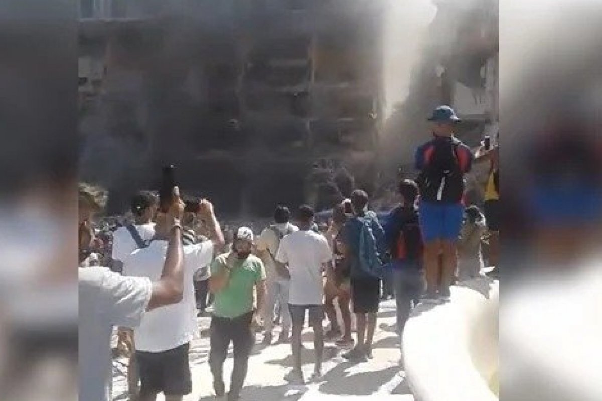 Vídeo: explosão destrói hotel histórico em Cuba