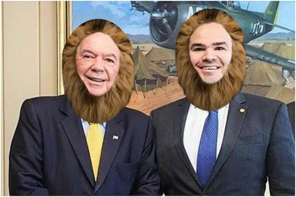 Um leão para Deus e outro para o Diabo