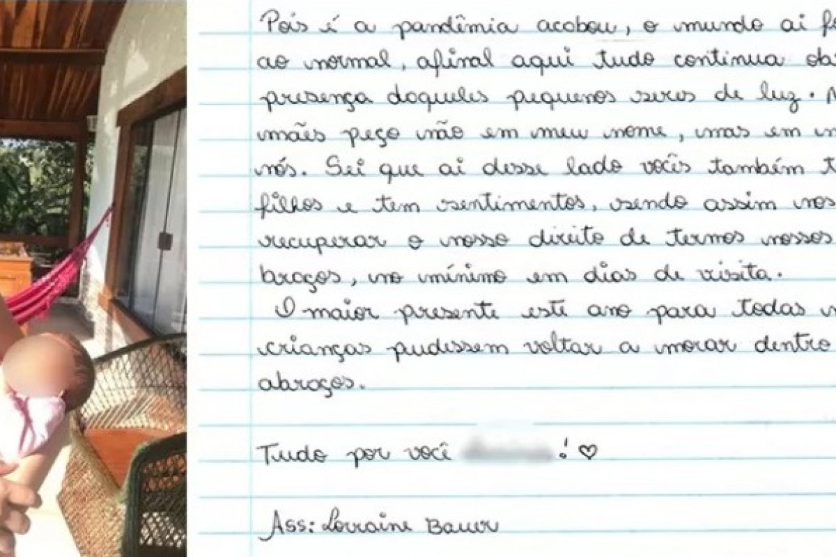 'Gatinha da Cracolândia' faz pedido em carta para ver filha neste Dia das Mães