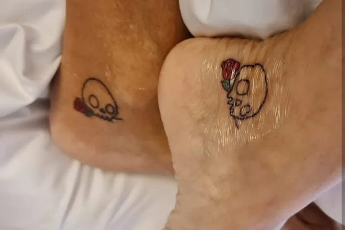 Aos 73 anos, Antonio Fagundes faz sua primeira tatuagem  