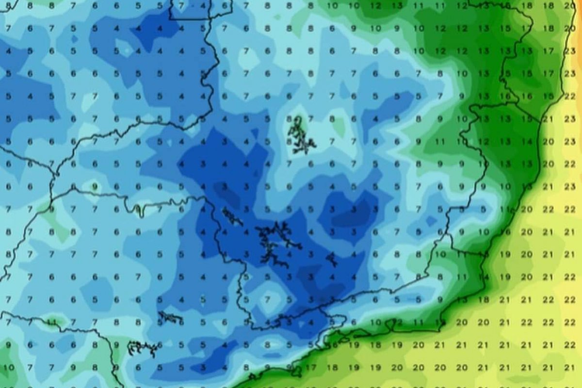 Ciclone se aproxima Minas Gerais e efeitos podem ser sentidos no estado