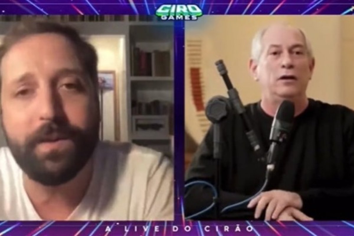 Vídeo: Ciro Gomes e Gregório Duvivier protagonizam bate-boca durante live no YouTube