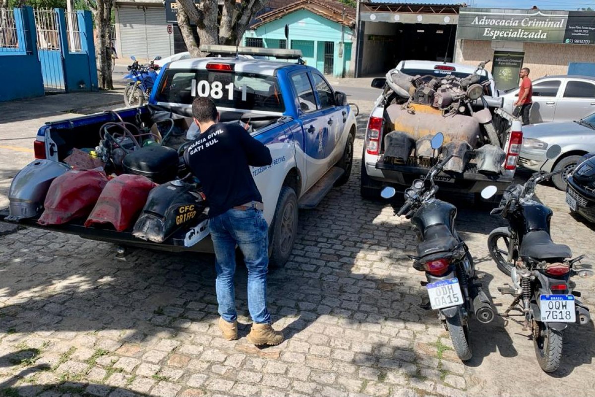 Dupla envolvida em furtos de motocicletas é presa no sul da Bahia