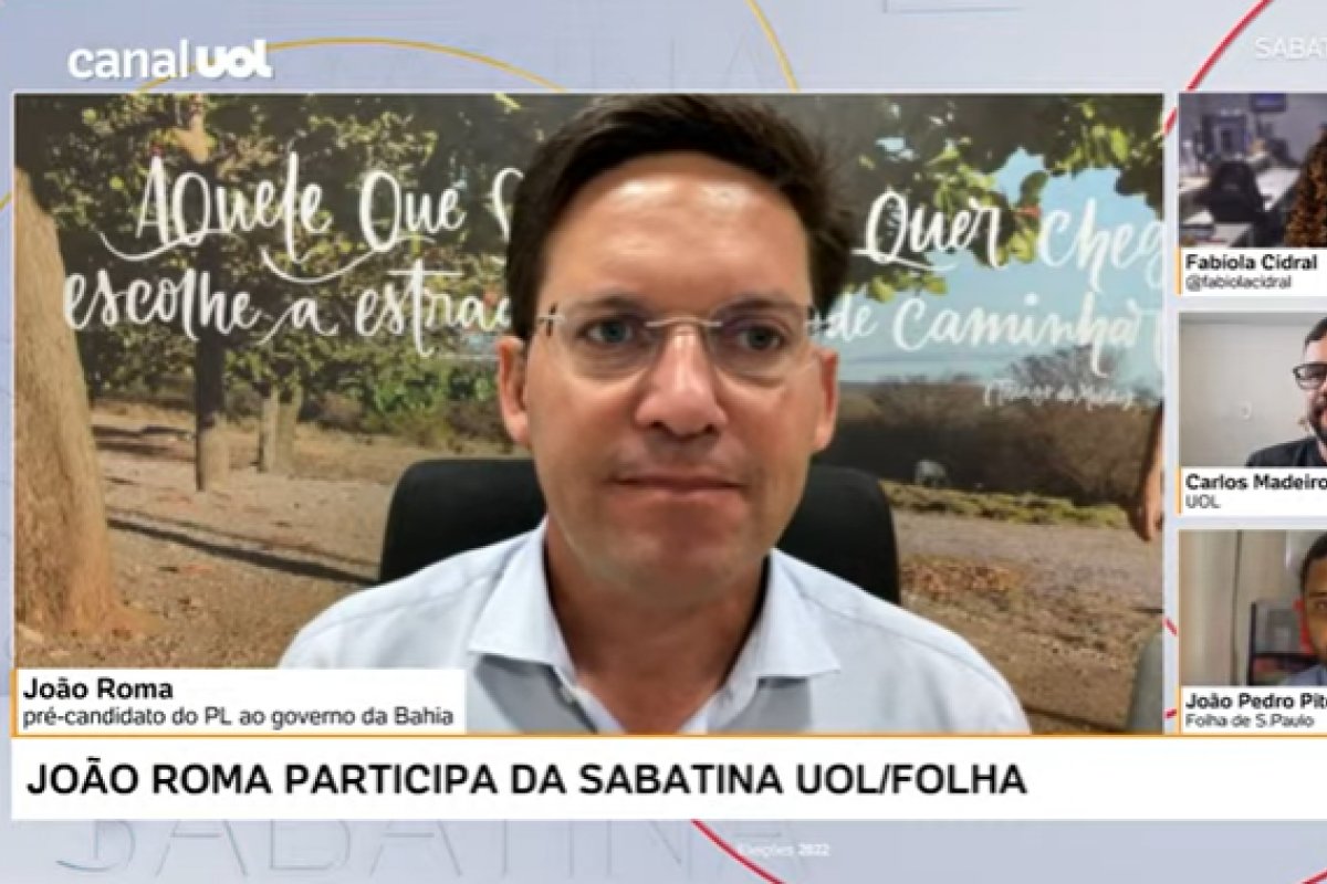 "ACM Neto continua utilizando a Prefeitura de Salvador e ofusca Bruno Reis", diz João Roma