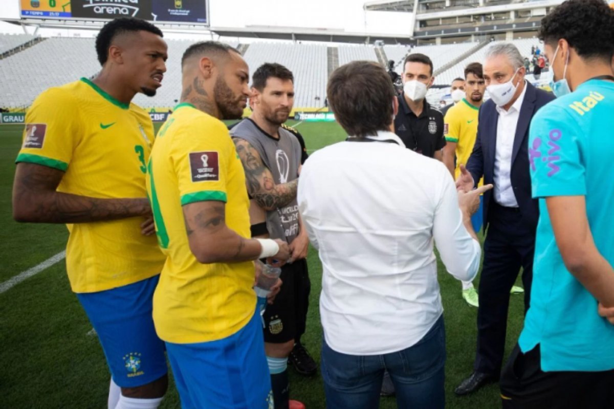 CBF afirma que "faz questão" de esperar pontos de jogo interrompido com a Argentina