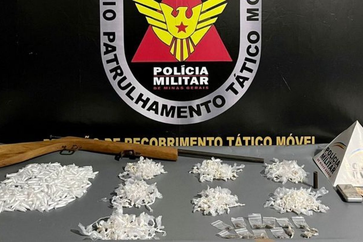 Mais de mil pedras de crack são apreendidas com adolescente de 16 anos em Nova Lima (MG)
