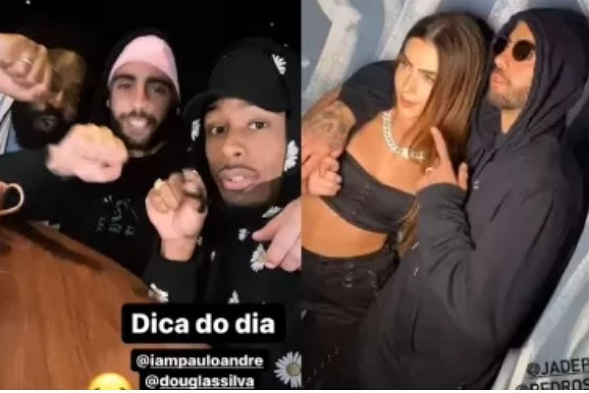 Jade, Paulo André, Pedro Scooby e D.G curtem balada juntos em São Paulo