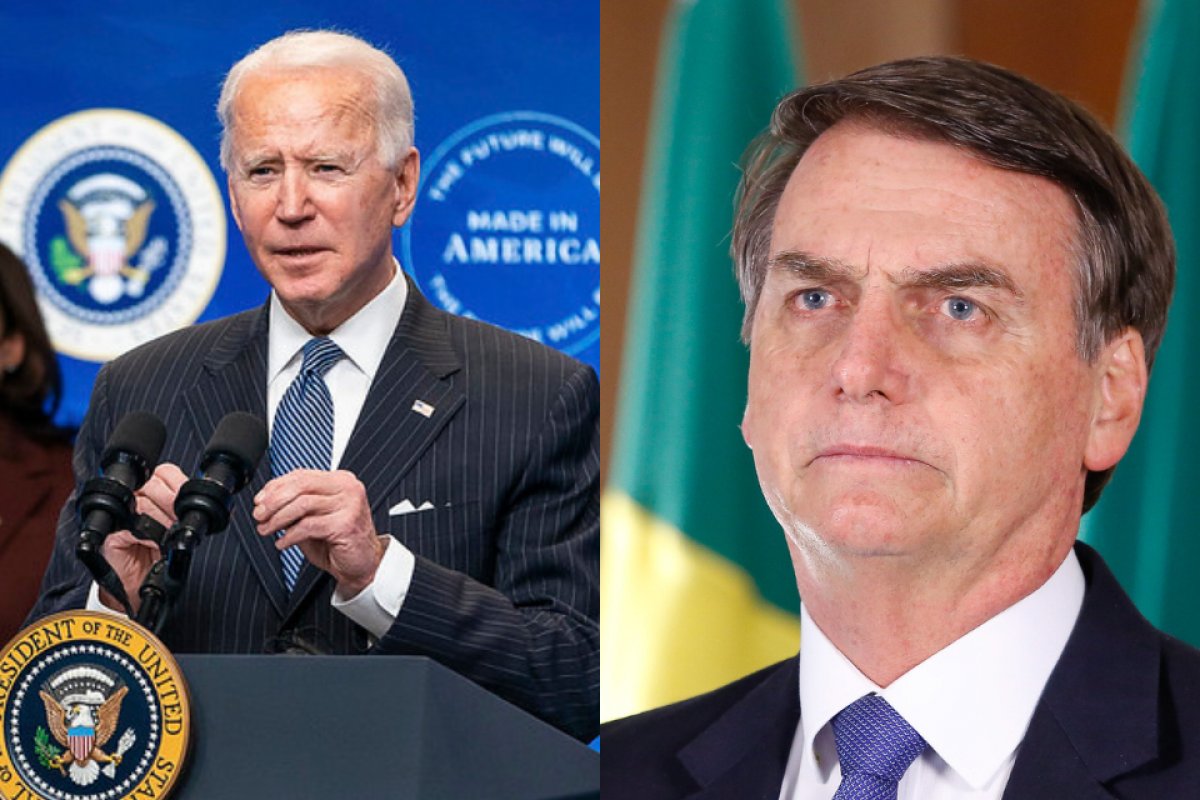 Biden quer que Bolsonaro seja signatário de carta que defende a democracia