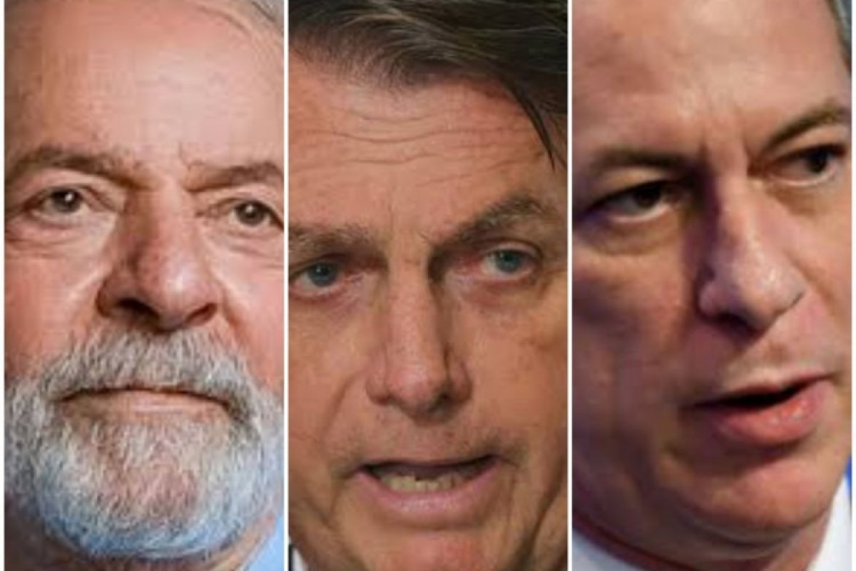 XP/Ipespe: Lula tem 45%, Bolsonaro 34% e Ciro 9% das intenções de voto