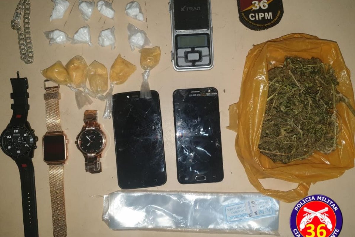 Homem é preso com drogas em Dias D'Ávila