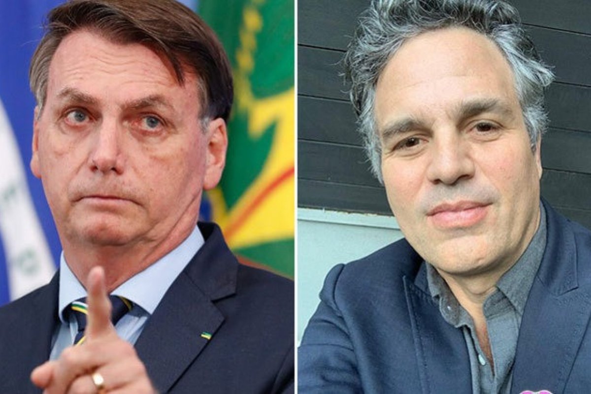 “Nunca leu Constituição brasileira”, diz Bolsonaro sobre crítica do ator Mark Ruffalo