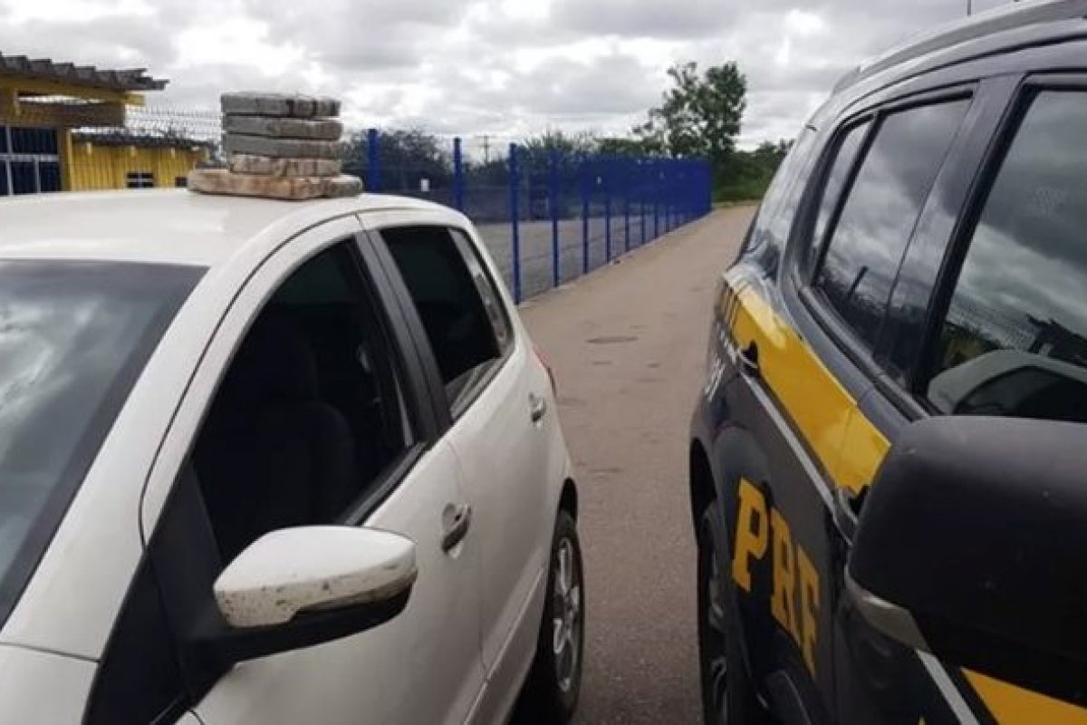 Homem é preso por tráfico de drogas na BR-407, no norte da Bahia