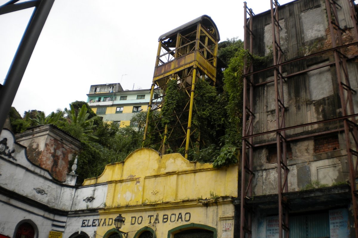 Elevador do Taboão tem obras de requalificação iniciadas nesta quarta-feira (5)