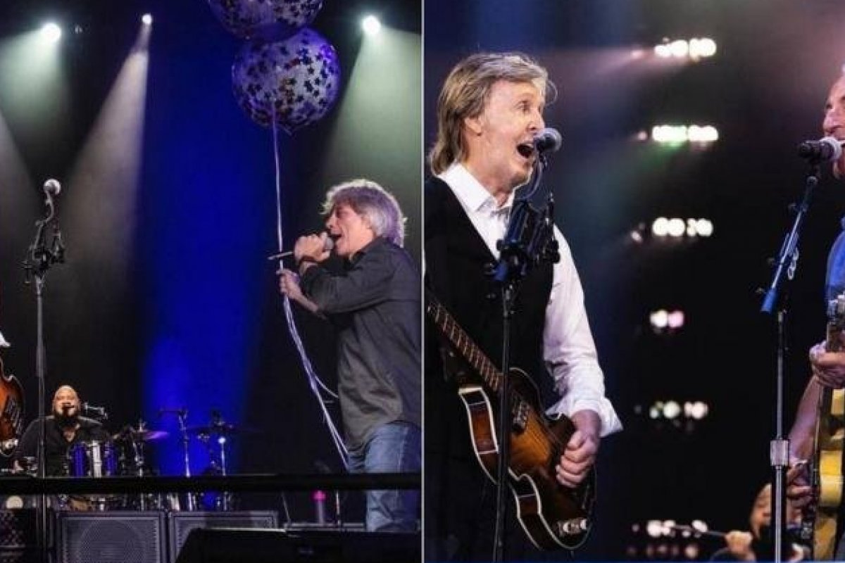 Paul McCartney comemora 80 anos em evento com Bruce Springsteen e Jon Bon Jovi