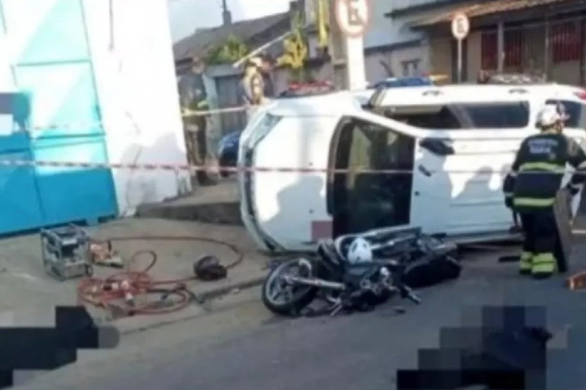 Acidente entre carro e moto mata casal em Vitória da Conquista