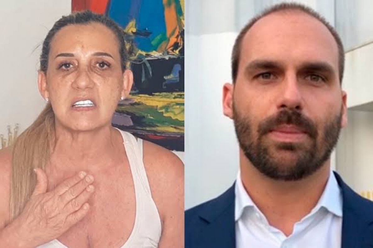 Rita Cadillac para Eduardo Bolsonaro sobre pornô com Frota: “Respeite”