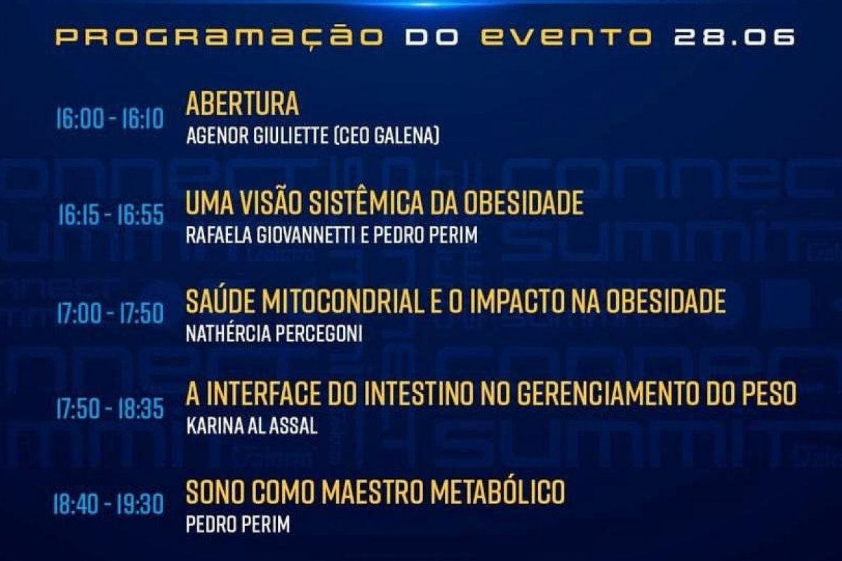 Galena realiza Connect Summit 2022 com as principais tendências de saúde, longevidade e beleza!  