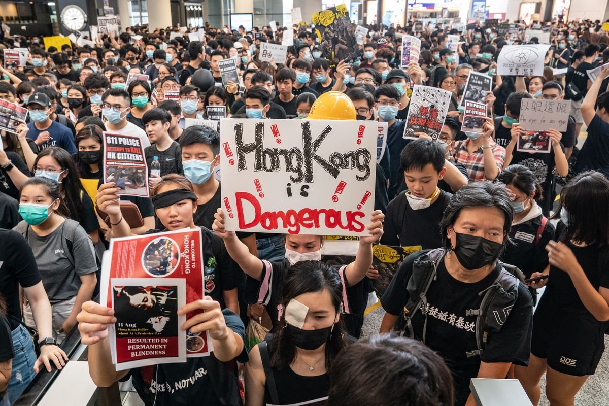 Hong Kong: protesto de sábado foi o maior dos últimos meses