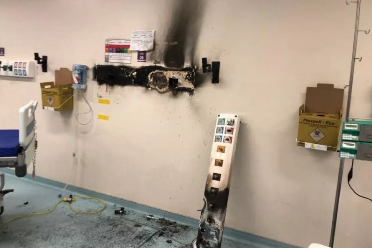 Incêndio atinge UTI neurológica de hospital geral em Salvador