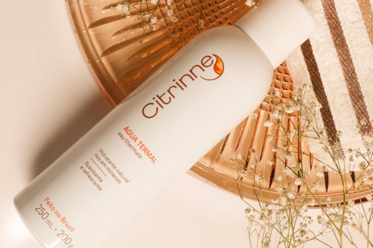 Citrinne lança água termal com propriedades calmantes e suavizantes
