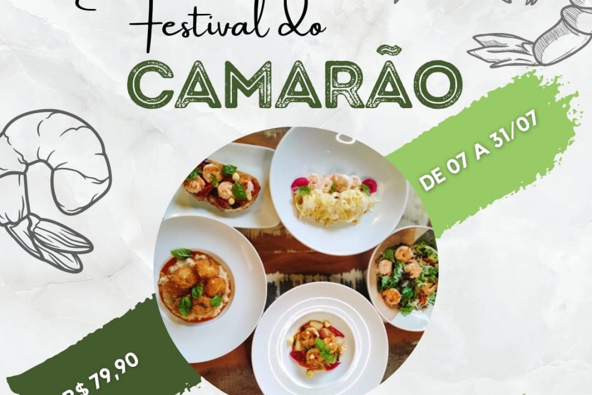 Restaurante Maria Mata Mouro realiza o Festival do Camarão durante todo mês de julho!