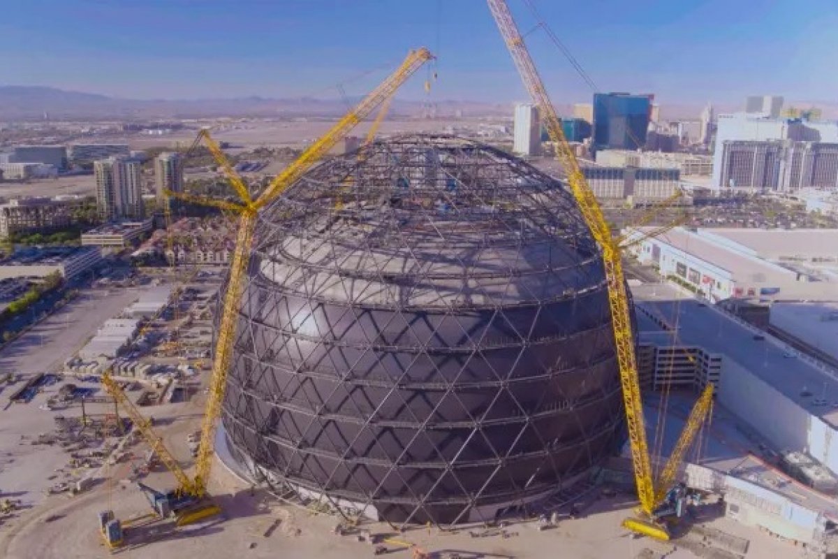 Maior esfera do mundo será inaugurada em Las Vegas