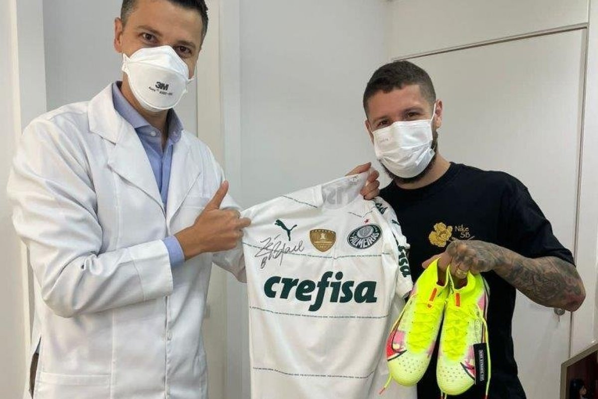 Fundação Amor Horizontal promove sorteio de uma camiseta e par de chuteiras autografadas, pelo Zé Rafael, jogador do Palmeiras!