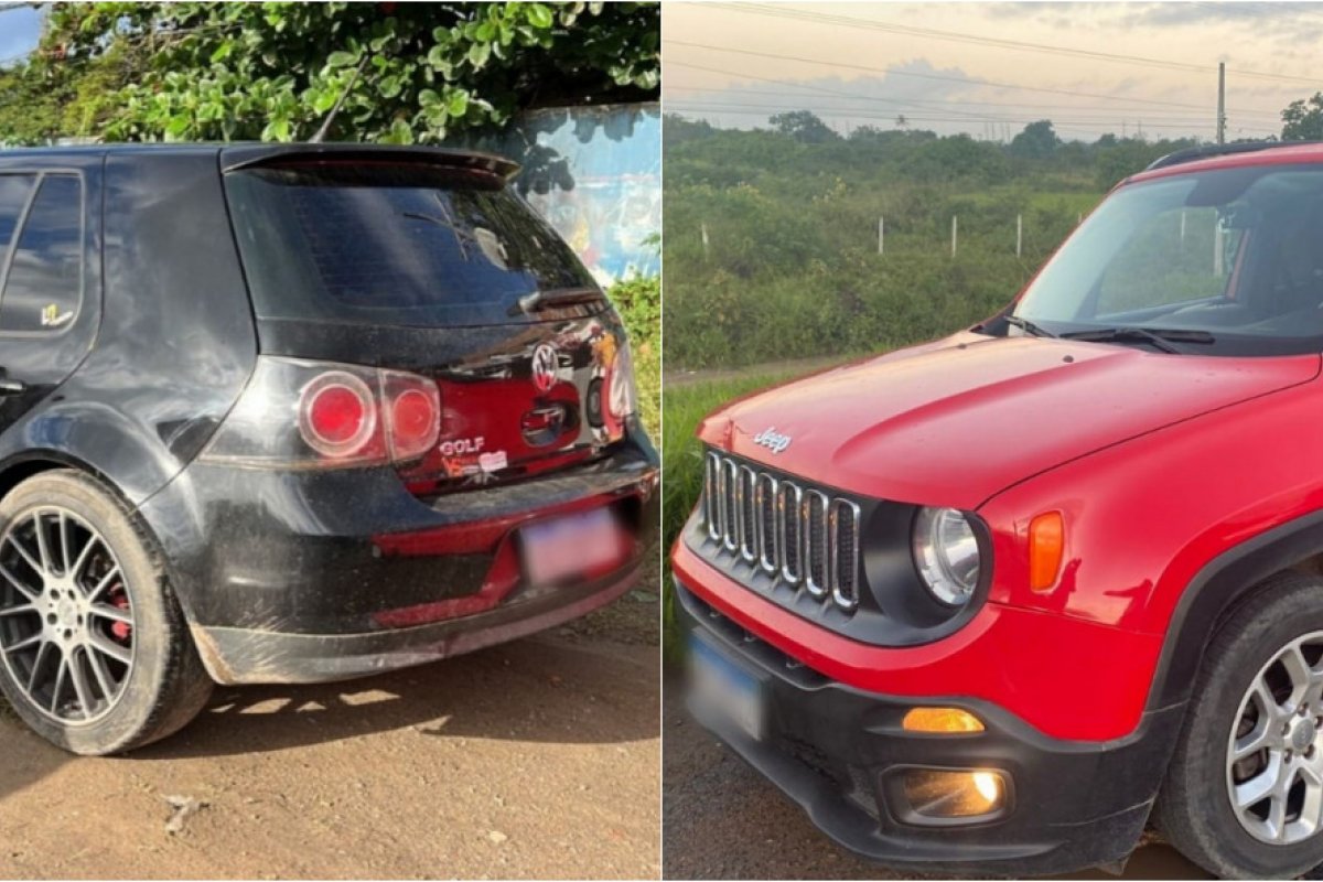 DRFR de Feira de Santana (BA) prende dois carros roubados em duas ações diferentes