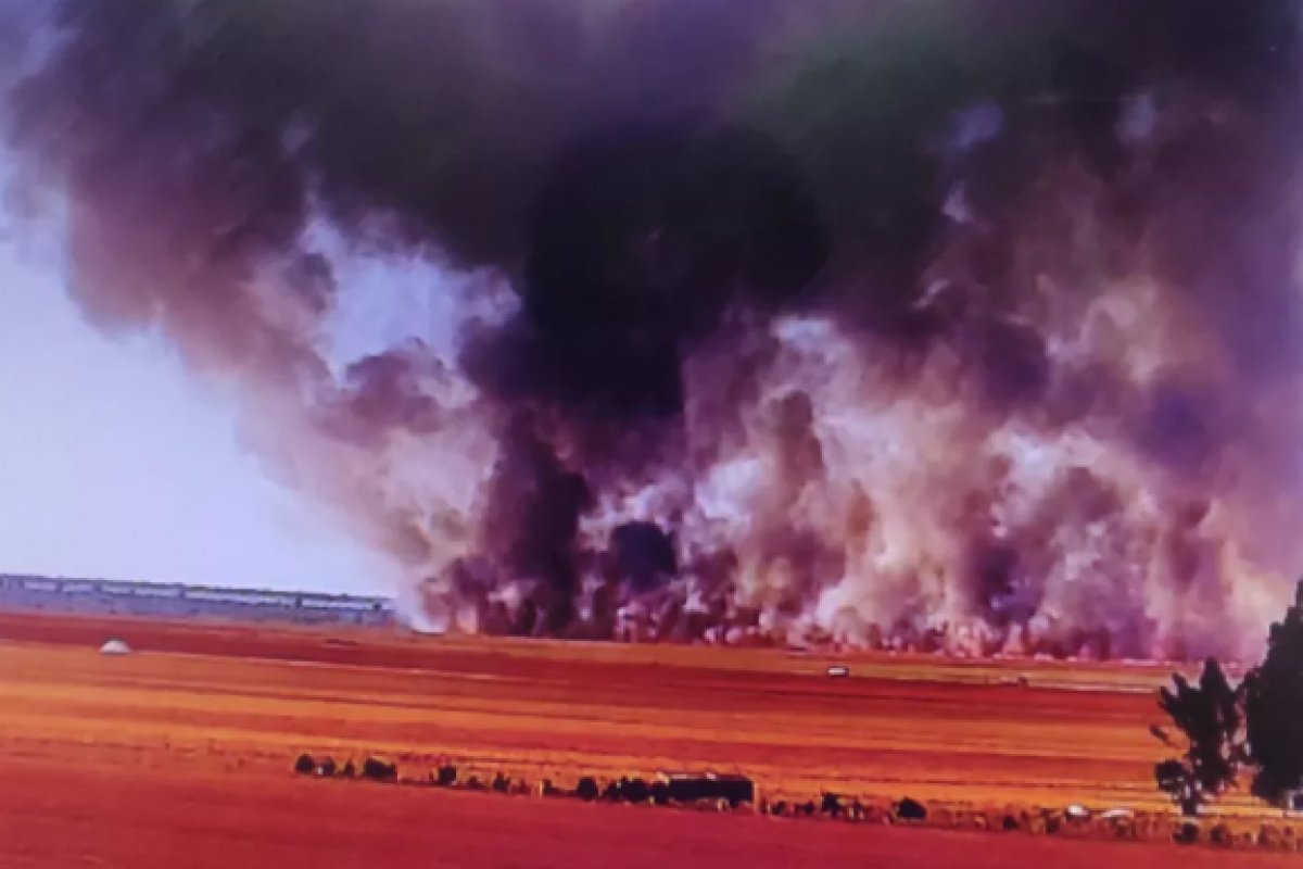 Fazenda em São Desidério é atingida por incêndio de grandes proporções