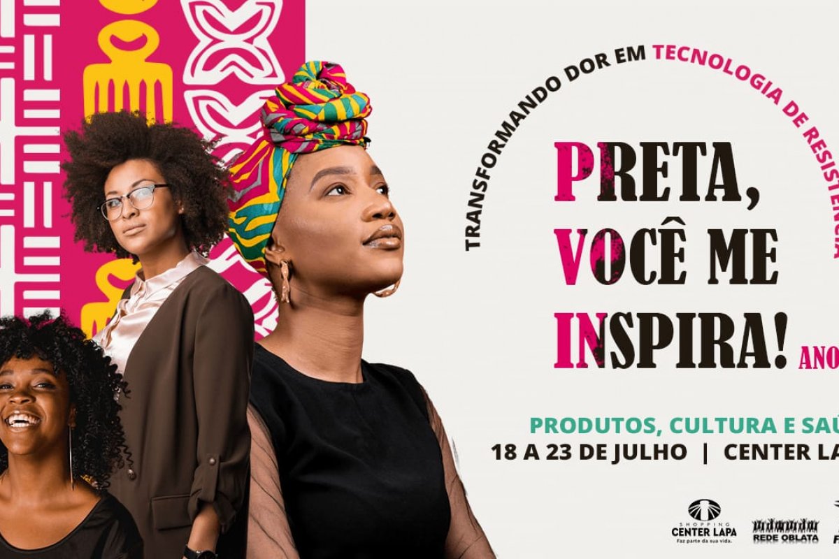 Shopping Center Lapa recebe primeiro encontro presencial do projeto “Preta, você me inspira"