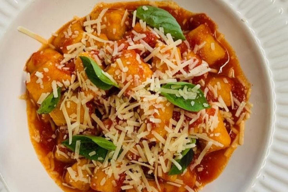 Para o fim de semana: Receita de nhoque de batata doce com o sabor da Itália para a sua casa!