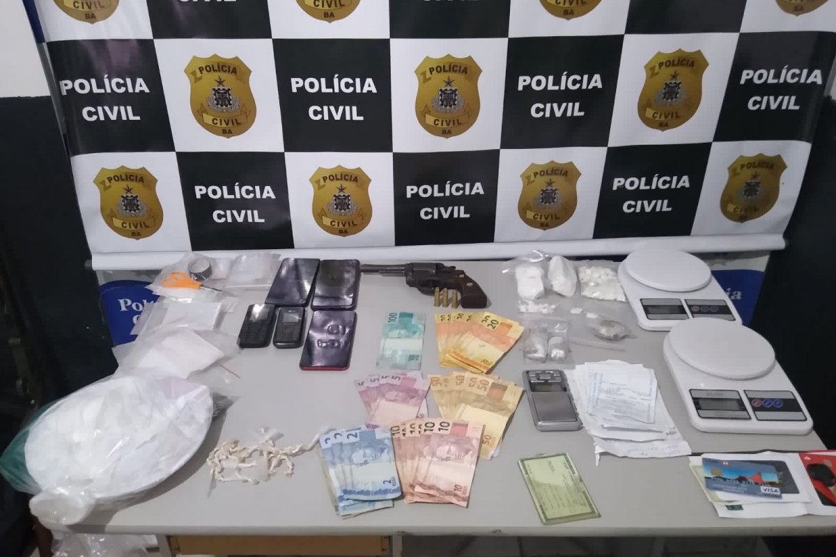 Polícia Civil prende 6 suspeitos por tráfico de drogas em Nova Canaã