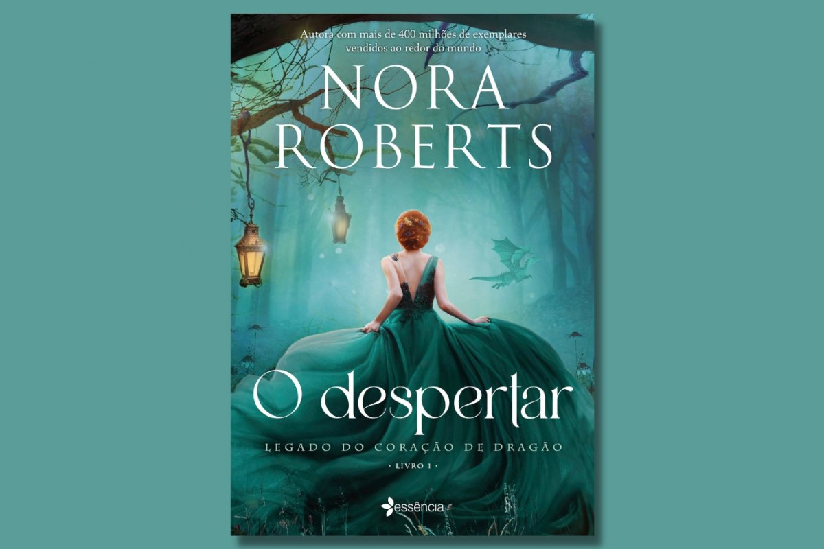 Com mais de 400 milhões de exemplares vendidos no mundo, Nora Roberts lança livro-fantasia no Brasil!
