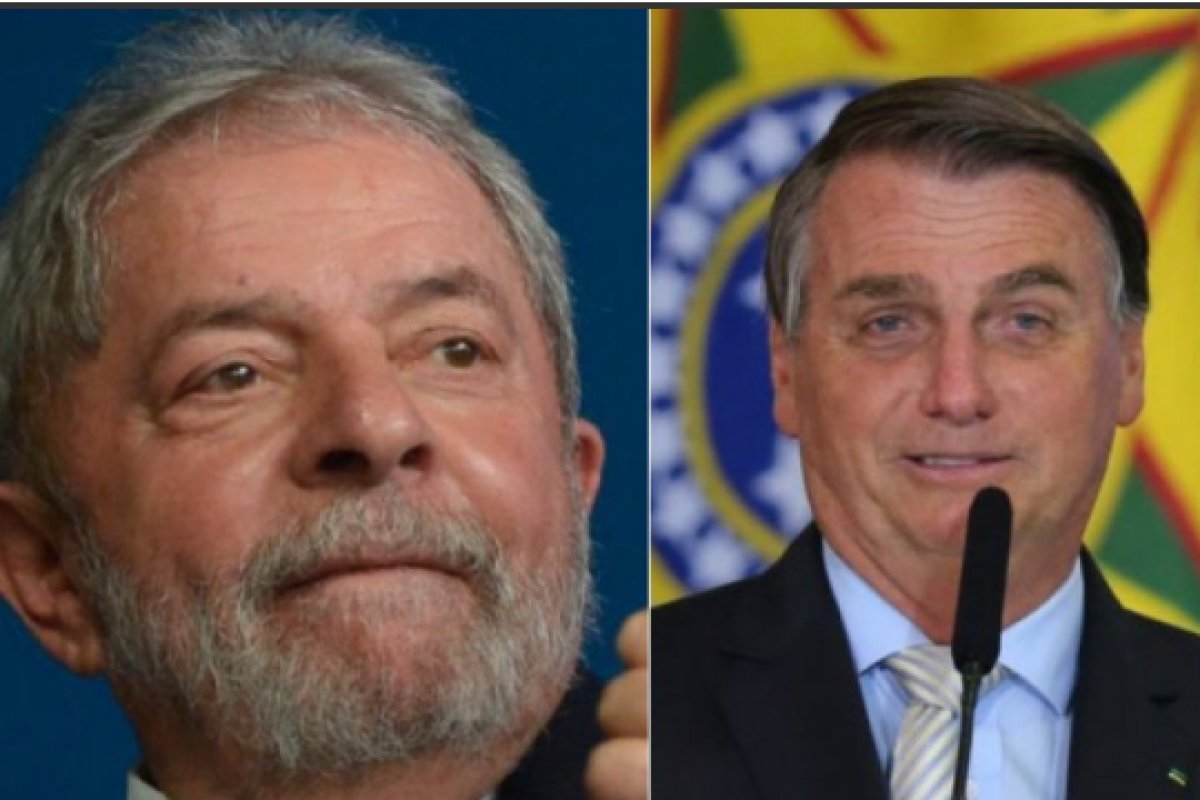 No RJ, Lula tem 41% de intenções de voto no 1º turno, contra 34% de Bolsonaro