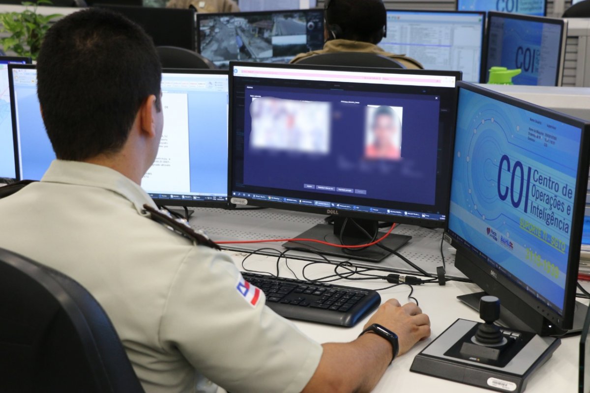 Foragido é preso após identificação em reconhecimento facial na cidade de Itabuna (BA)