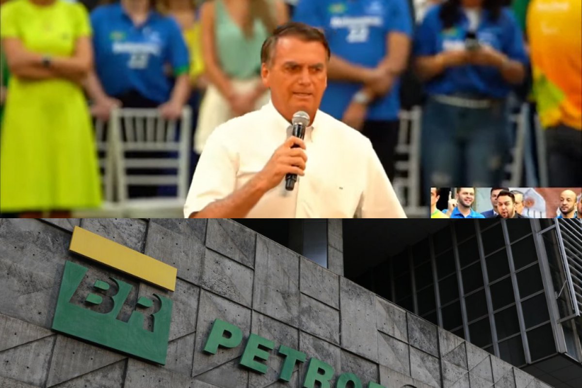 'A Petrobras deixou uma dívida de R$ 900 bilhões para se ter uma ideia do quanto foi desviado', diz Bolsonaro