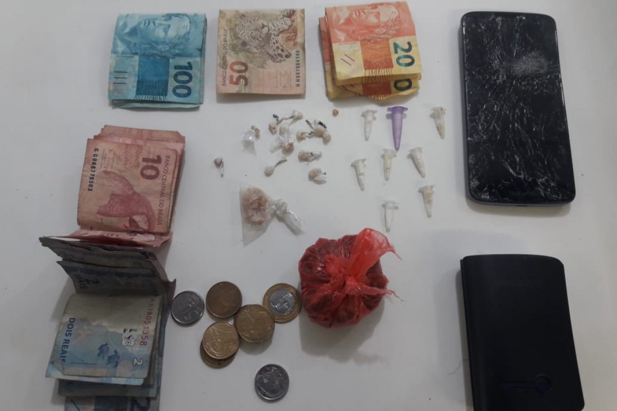 Adolescente de 19 anos é preso com grande quantidade de drogas
