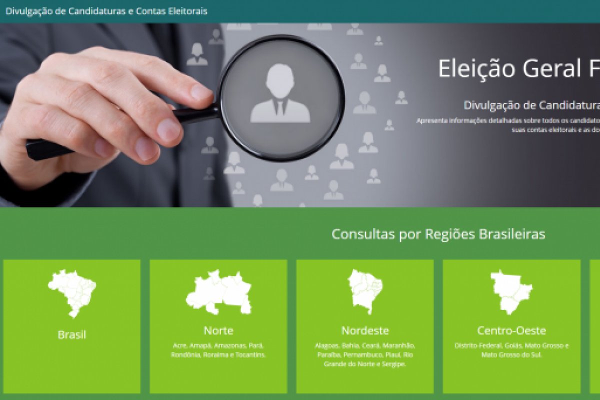 'DivulgaCand': sistema do TSE que divulga candidaturas já está disponível