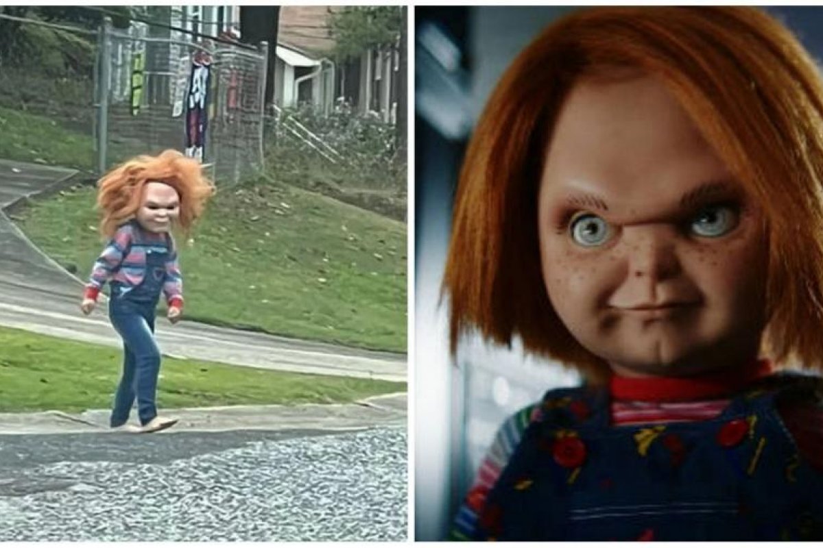 Criança de cinco anos se veste de Chucky e assusta vizinhos nos Estados Unidos