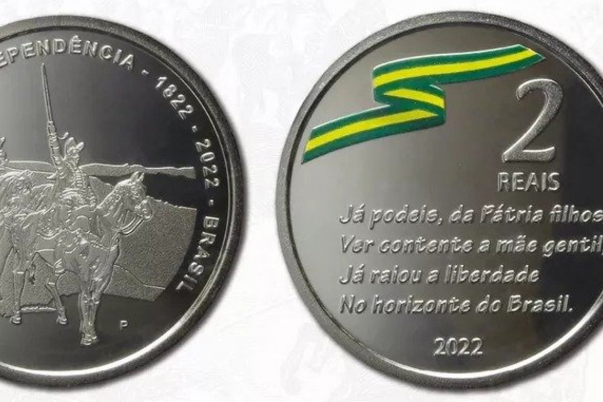 BC lança moedas comemorativas de 200 anos da Independência; veja