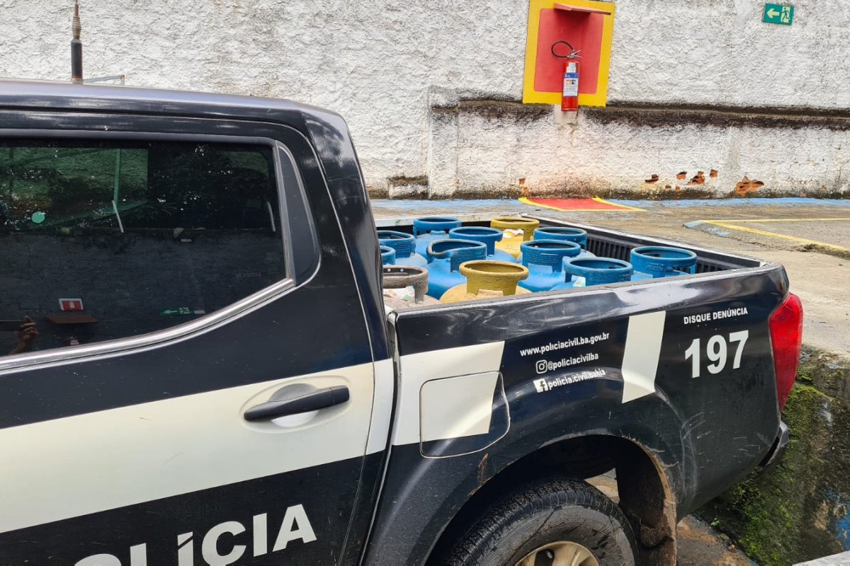 Ilhéus: botijões que seriam comercializados ilegalmente são apreendidos