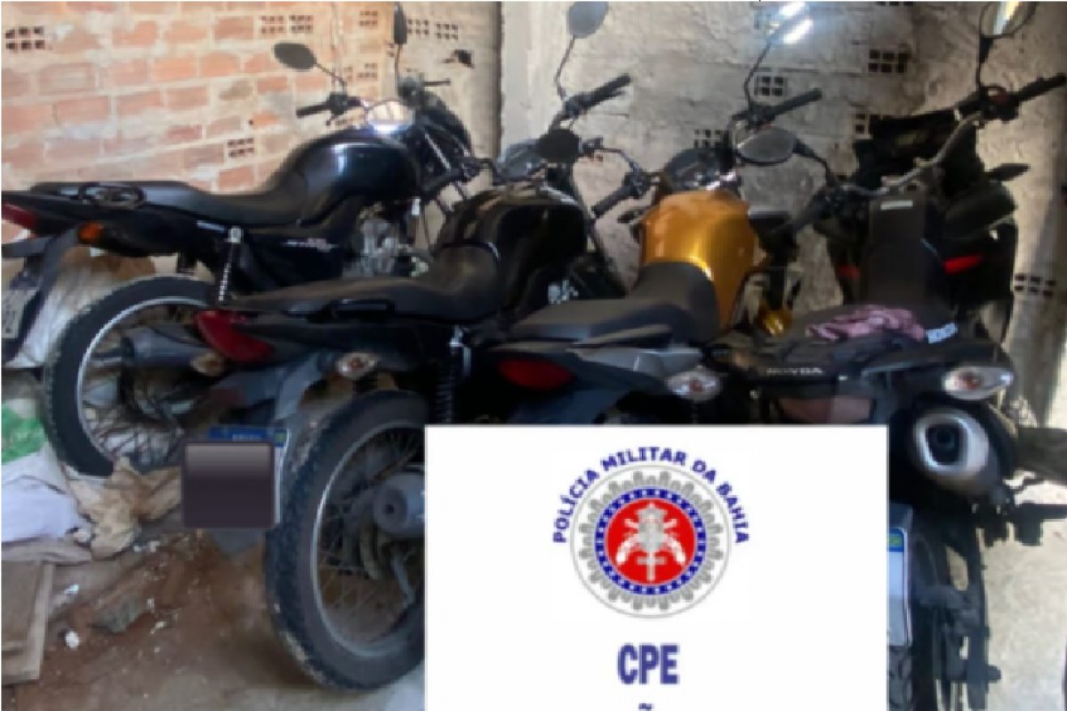 Salvador: PM prende homens e recupera quatro motos que seriam usadas para desmanche