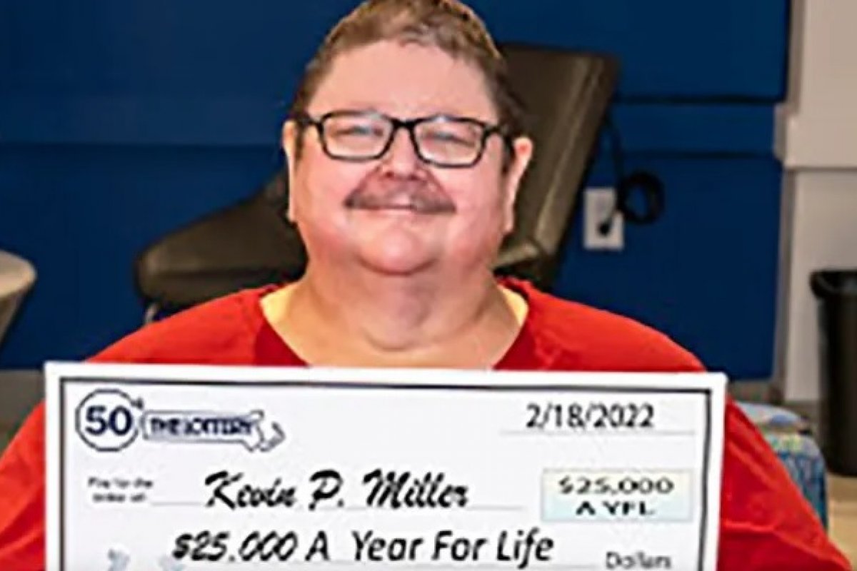 Homem vence segundo prêmio da loteria onde havia ganhado US$ 1 milhão