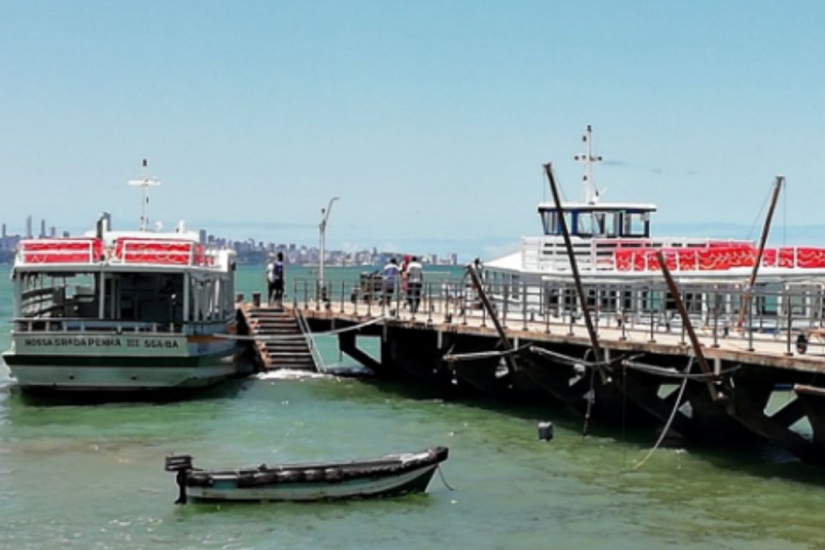 Travessia Salvador-Mar Grande opera com movimento tranquilo nesta segunda-feira (1º)